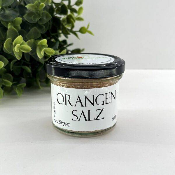 Orangen Salz im 100g Glas bei Die Vorratskammer bestellen